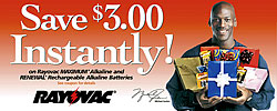 Rayovac Holiday Topsign